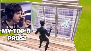 Peterbot *RANKS* His Top 5 PROS While showing His Skills in 1V1 Buildfights!