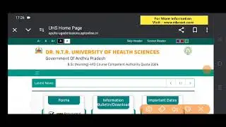 NTRUHS AP Bsc Nursing Seat Allotment Release/NTRUHS BSc Nursing 1st Phase Seat Allotment Download