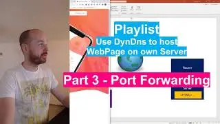 Port forwarding on Router to host webpage on your computer