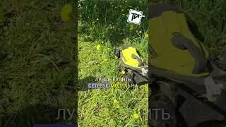 Не стрижет, а гладит :аккмуляторная газонокосилка Ryobi ONE+ OLM1833B