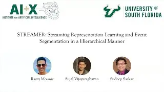 STREAMER: Streaming Representation Learning and Event Segmentation in a Hierarchical Manner