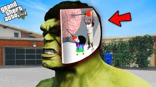 GTA 5 : Franklin Enter Hulks Head & Control His Brain in GTA 5!(GTA 5 mods)