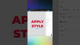 How to apply styles in Figma
