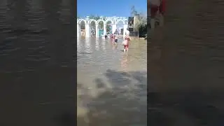 Центр Анапы ушел под воду 😱 #отдыхначерномморе #анапа #анапа2024 #анапасегодня #черноеморе