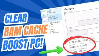 How to Clear RAM Cache in Windows 10/11 (2024) 🚀 Make Laptop Faster