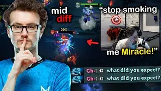Miracle- SHOWS qojqva the MIDLANE Diff between them on STREAM