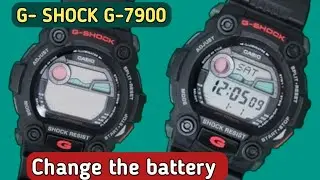 How to change the battery on Casio G-Shock G-7900