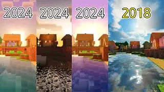 MCPE Shaders 2024  x  MCPE Shaders 2018 - Android & iOS