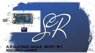 Arduino GIGA R1 WiFi: Microphone as ADC to DAC as Speaker Audio & AudioPassthrough #adc #dac #audio