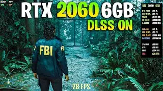 Alan Wake 2 - RTX 2060 6GB ( DLSS 3.0 ON 1080p )