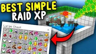 BEST SIMPLE RAID XP Farm 1.21! Minecraft Bedrock