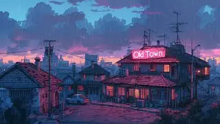 Escape into 80s & 90s Japanese Town 🌆 Lofi Hip Hop Beats Nostalgic Ambience ✨ Lofi Rain Playlist
