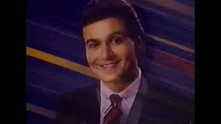 WCBS TV Channel 2 News Sunday Graphic Open New York 1989