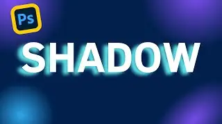 How to add Drop Shadow Effect to Text in Photoshop - Easy & Fast