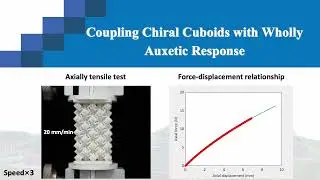 Coupling Chiral Cuboids with Wholly Auxetic Response Movie 1