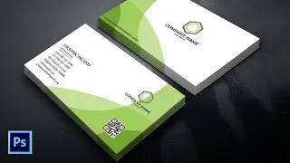 How to create visiting card design in Adobe Photoshop cc