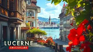 The Most Beautiful City in Switzerland? 🇨🇭Lucerne | Walking Tour with Stunning Views