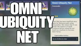 How to get the Omni Ubiquity Net | Genshin Impact