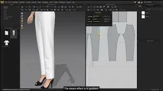 Marvelous Designer 9.5 3D Garment Editing: Steam and Press