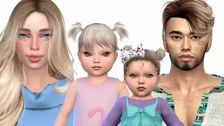 Newton Family | SIMS 4 CAS | CC Folder and Sim Download