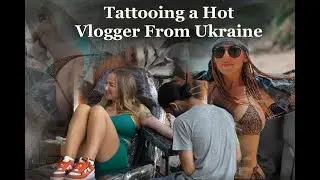 Hendric Shinigami Bali | hahh!!! Vlogger From Ukraine Got Tattooed 2 Days In a Row ???..