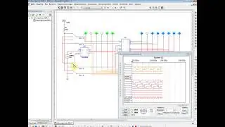 Исследование работы дешифратора SN74LS155N с помощью временных диаграмм в Multisim 14.1