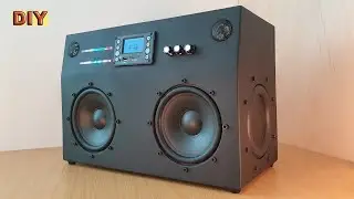 DIY: Portable Bluetooth Speaker Loud Boombox  VU