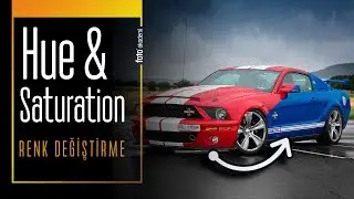 Photoshop Hue Saturation ile Renk Değiştirme