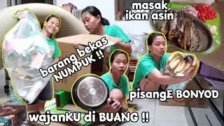 Masak Ikan Asin | Wajan Kesayangan Di Buang - BARANG BEKAS NUMPUK !!