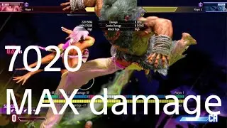 SF6 Elena HIGHEST Max Damage Combo 7020!!!!