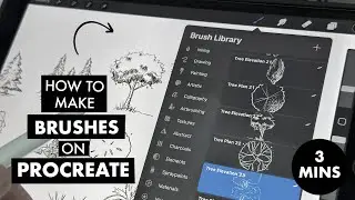 Create CUSTOM BRUSHES On PROCREATE For Architectural Projects ( + FREE downloadable brushes)