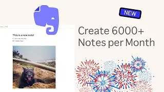 6000+ Free Notes in Evernote a month