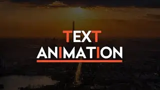 Simple Text Animation Using HTML and CSS