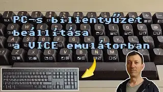 PC-s billentyűzet beállítása a VICE emulátorban | C64