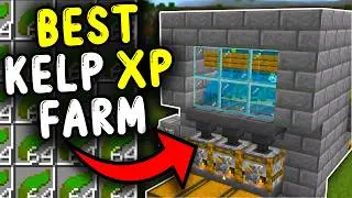 BEST KELP XP Farm In Minecraft Bedrock 1.21! (❌NOT WORKING IN NEW UPDATE❌)