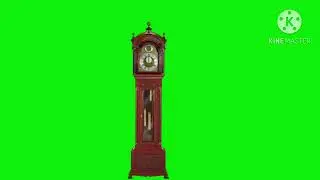 Grandfather Clock Green Screen