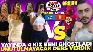 YAYINDA 4 TOXIC KIZLAR BENİ GHOSTLADI ORBİON'LA UNUTULMAYACAK DERS VERDİK 😡  PUBG MOBILE