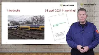 Webinar Werkwijze eigen veiligheid bij Spoorwegincidenten, brandweer Gelderland-Zuid Vakbekwaamheid