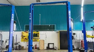 Ставим подъёмник Sivik ПГА-4200 Е в автосервисе