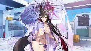 Blue Archive Wakamo (Swimsuit) Some homescreen lines