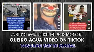 HP Meledak Di Dalam Jok Motor Viral Tiktok & Tawur4n SMP di Kendal