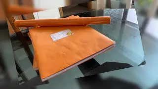 How to wrap a book easily / How to cover a book with brown paper #books #wrap #backtoschool