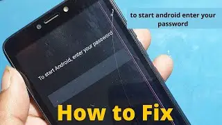 To start android enter your password || Tecno b1  Pop 2 Hard Reset Tutorial