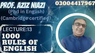 Very useful lectures of English for the students of CSS,PMS,PPSC,FPSC, Spoken English, Entry test.