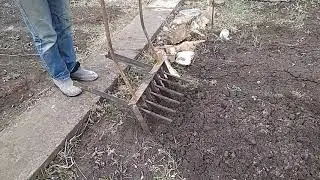 Чудо-лопата самодельная пробуем копать