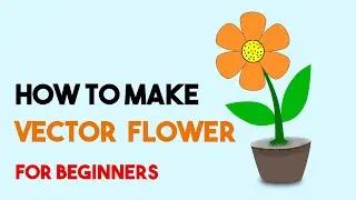 How to Create Vector Flower for Beginner in Photoshop