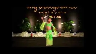 7 Year-old Kid Belly Dance By MY Belly Dance Malaysia (ELSA Dance)