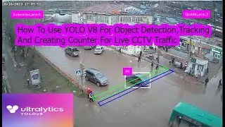 live counting  vehicles  using yolov8 |  tracking & counting using yolov8 | yolov8 object detection