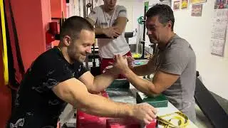 Workout in Mladost Armwrestling Club for Nationals 2024 - Hristo Delidzhakov