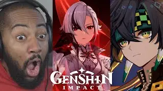 Anime Fan Reacts to EVERY Genshin Impact Character Trailer (Fontaine & Natlan)